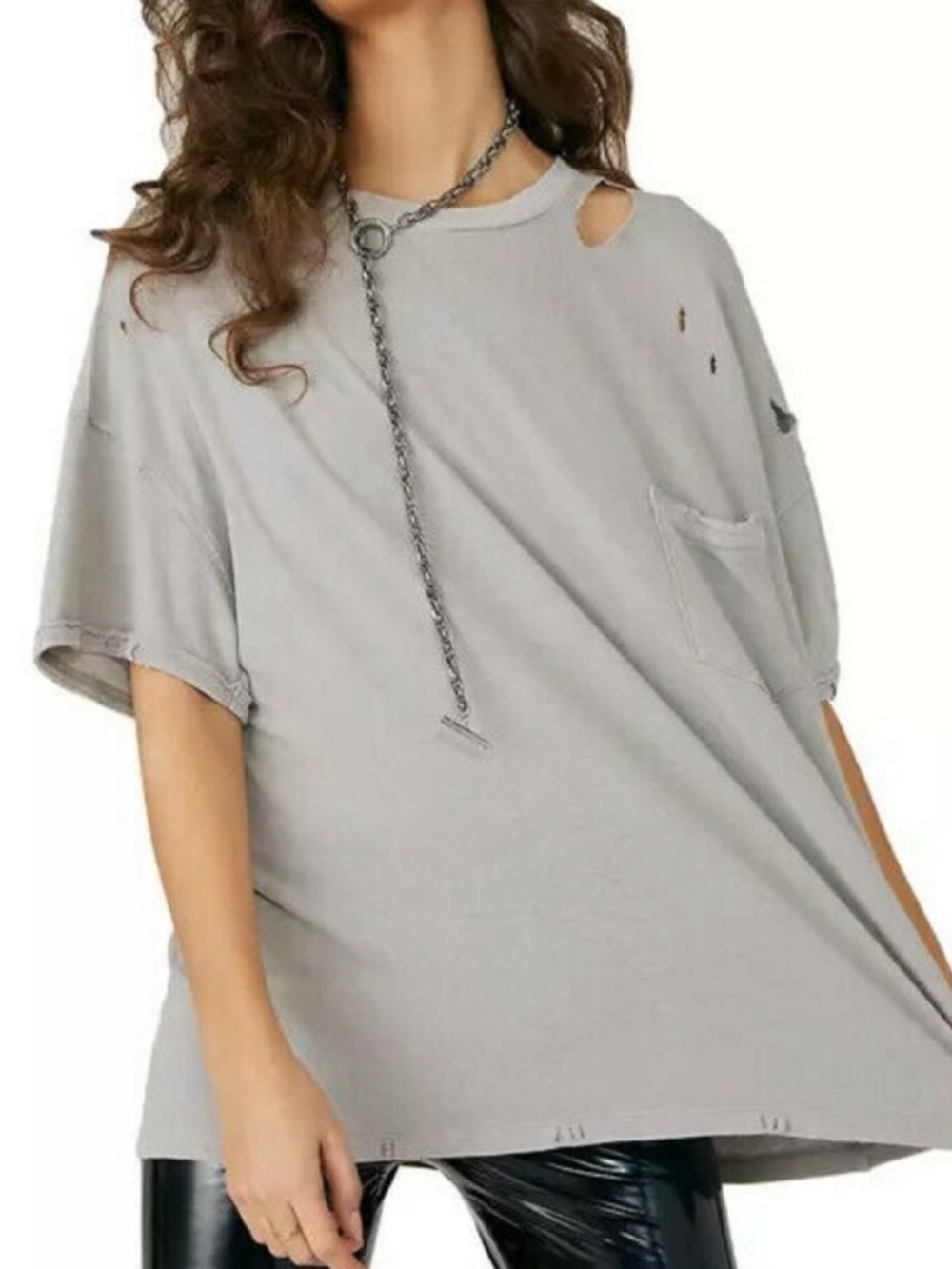 Free People Rubi distressed Top -Brand New With Tags